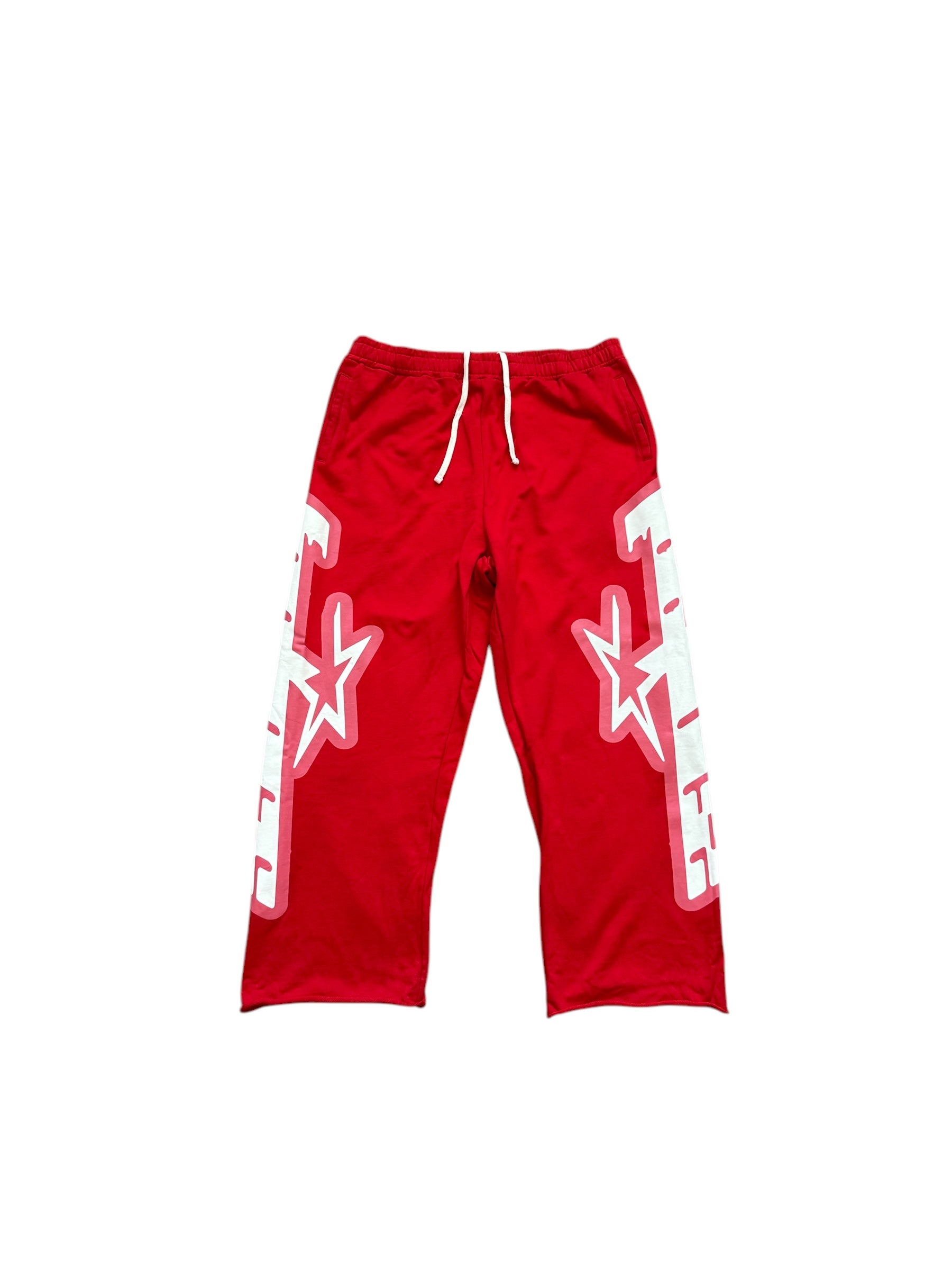 FALLEN STAR HEEL DRAG SWEATS 'RED'