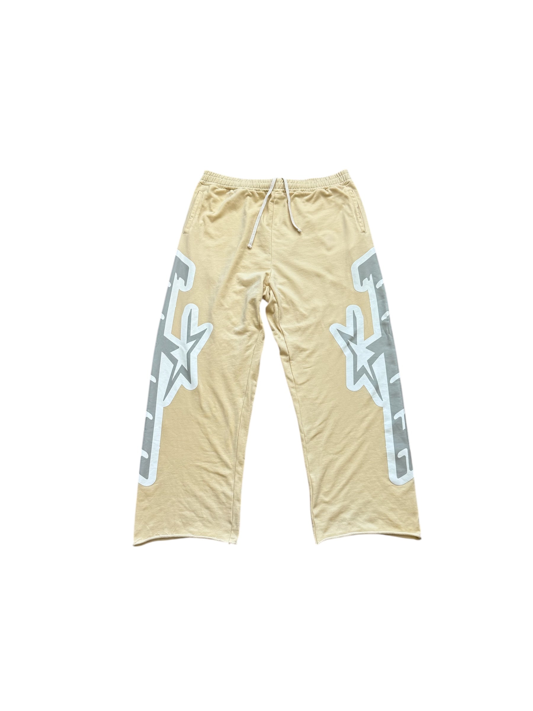FALLEN STAR HEEL DRAG SWEATS 'CREAM'