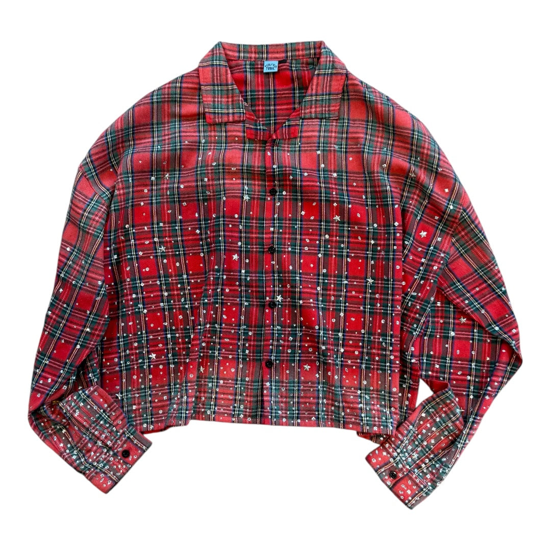 SHATTERED FEELINGS FLANNEL 'RED'