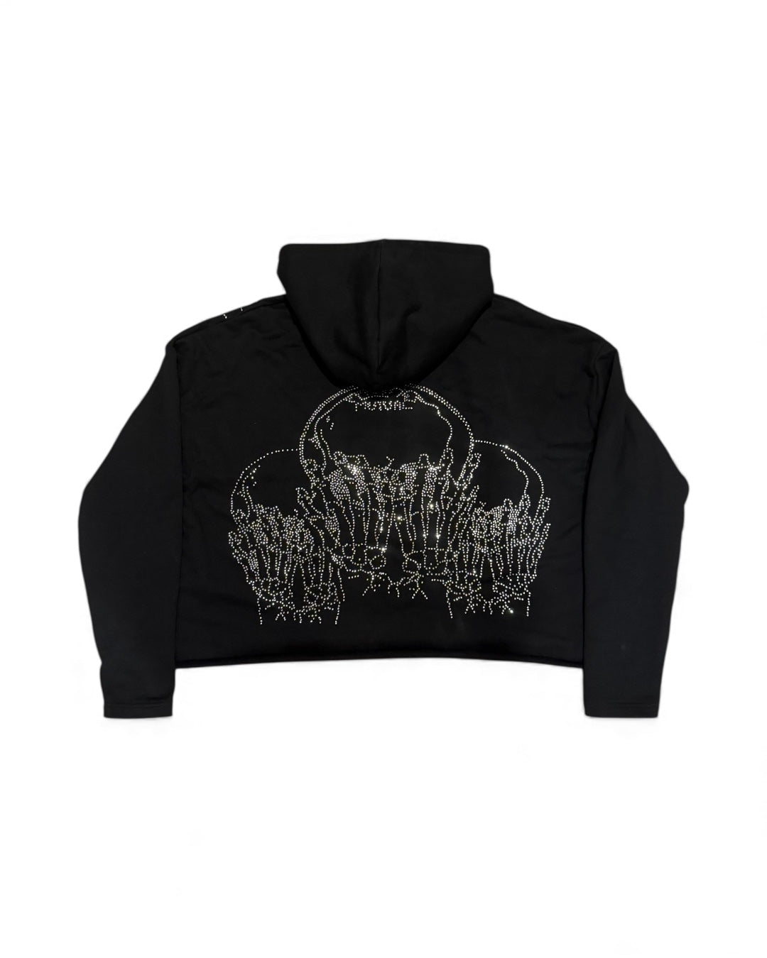 RHINESTONE “FEEL ME” HOODIE