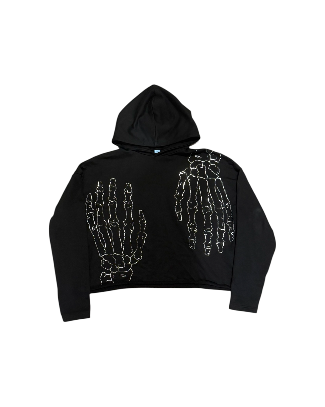 RHINESTONE “FEEL ME” HOODIE