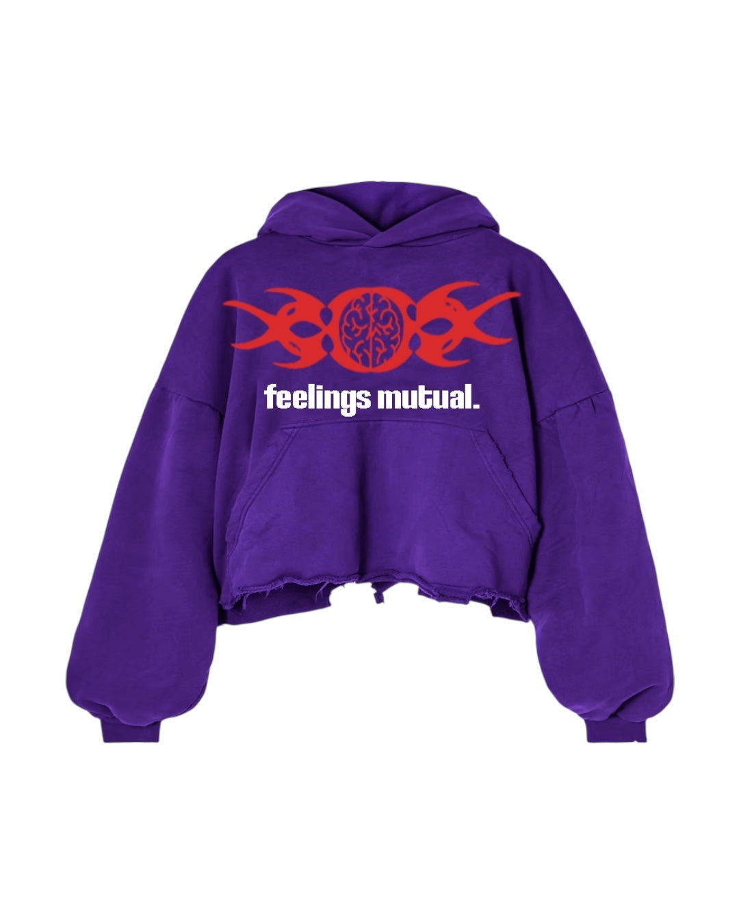 PURPLE “V2 LOGO” HOODIE
